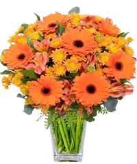 Bouquet di fiori arancio